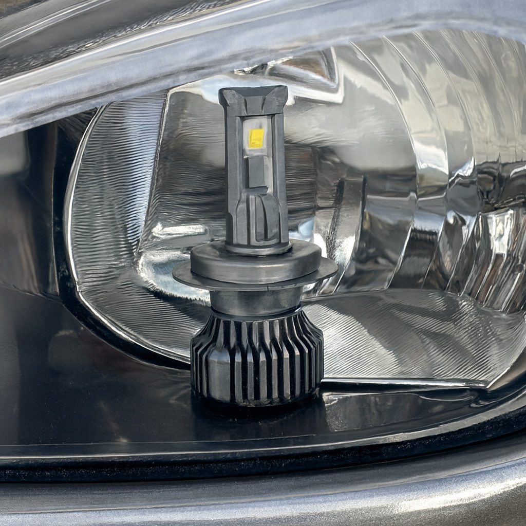 lâmpada led H1 70W 6500K 12V sem erro no painel CANBUS 7000LM alta potência LED MINI COMPACTO  plug and play