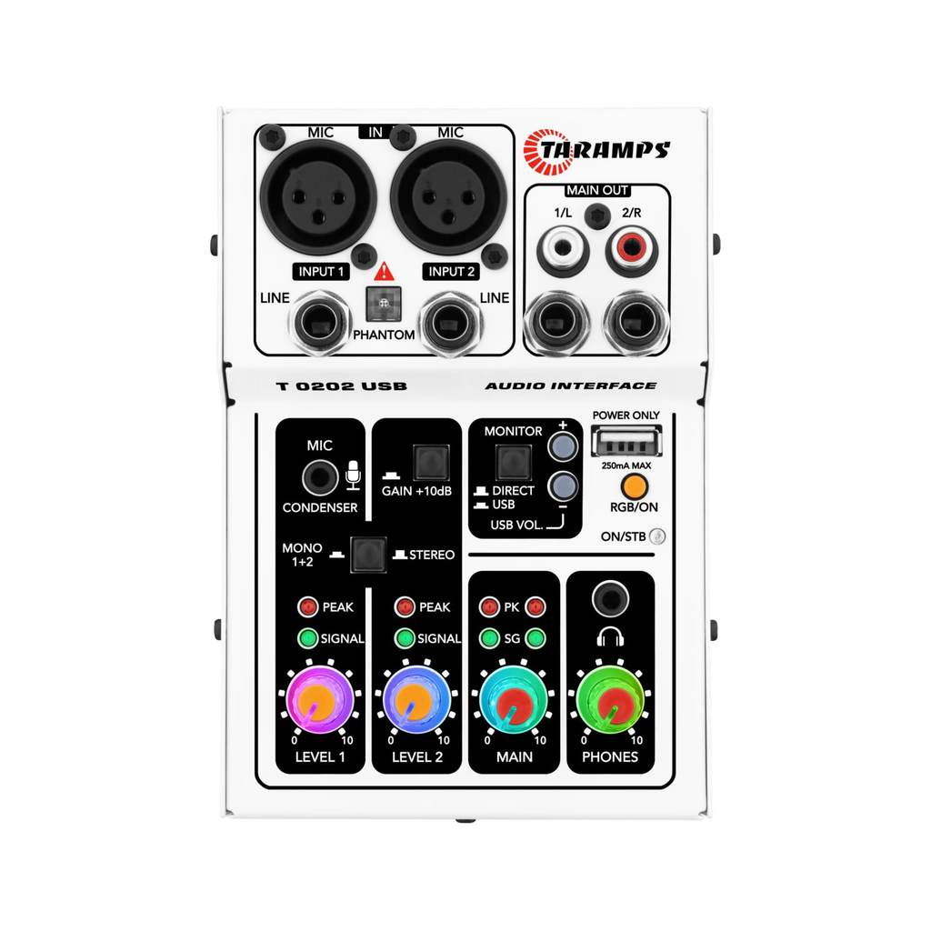 MESA DE SOM INTERFACE TARAMPS T 0202 USB
