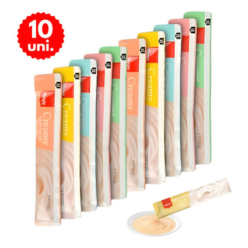 Alimento Wanpy Para Gato 10un Sachês Sabor Sortido Truly