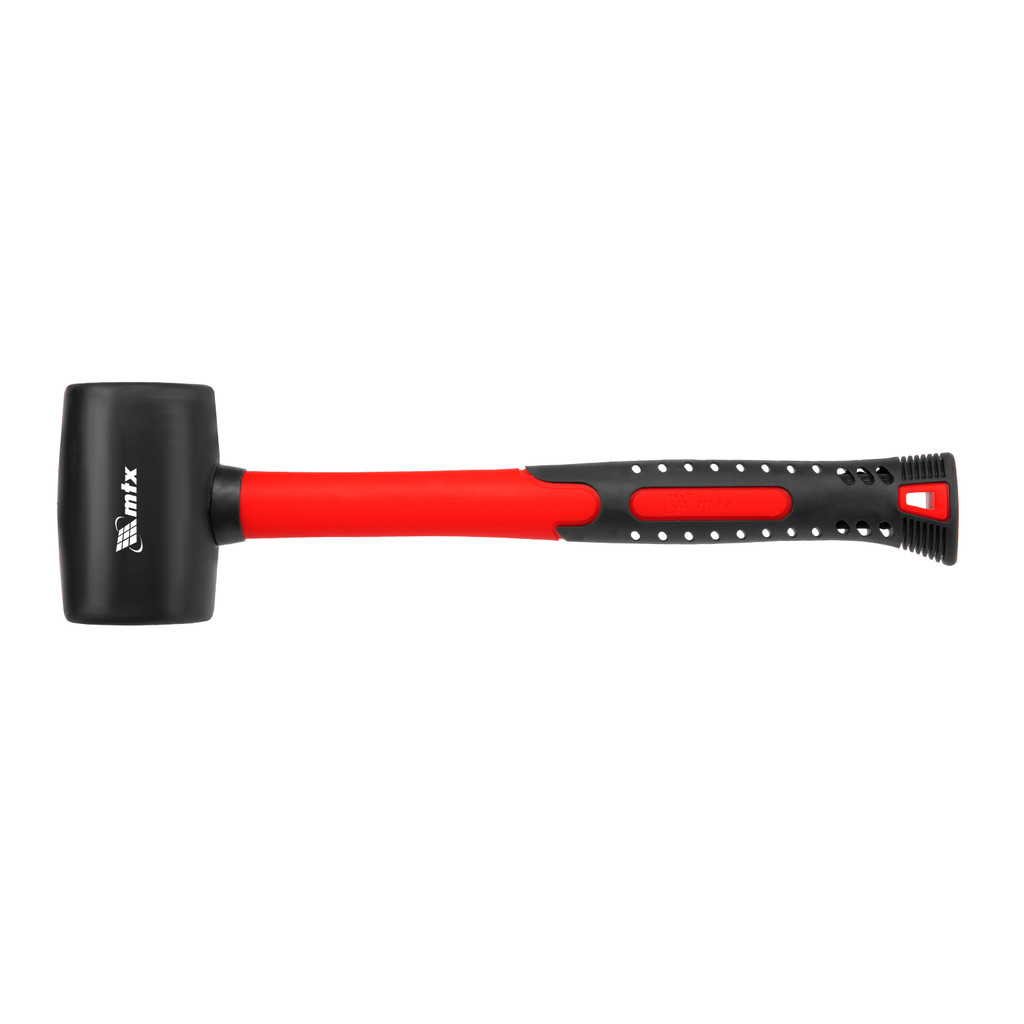 MARTELO DE BORRACHA PRETA, CABO EM FIBRA DE VIDRO, 680G, 1PC // MTX em Oferta na Shopee