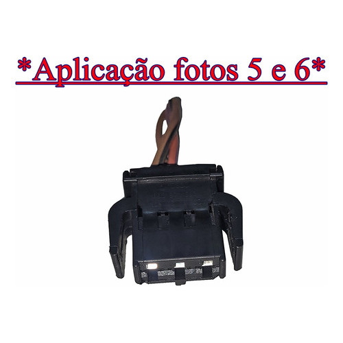 Plug Chicote Da Luz De Teto Fox Gol Voyeiro Saveiro Polo Amarok Up Crossfox (para emenda)