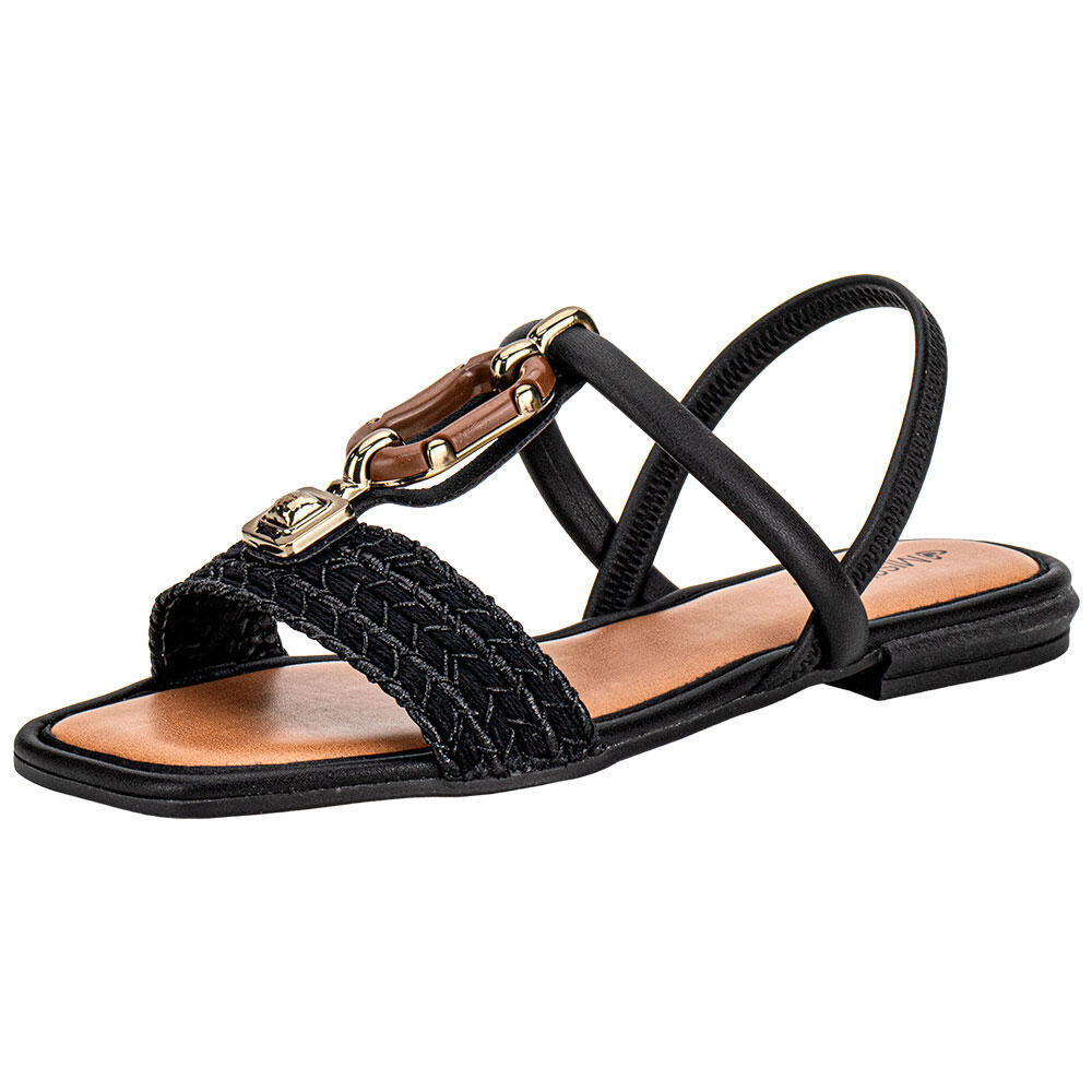 Sandália Feminina Flat Mississipi Mf302 em Oferta na Shopee