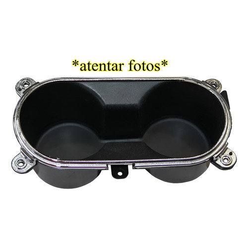 Porta Copos Do Console Central Kia Cerato 14-16  Preto E Cromado