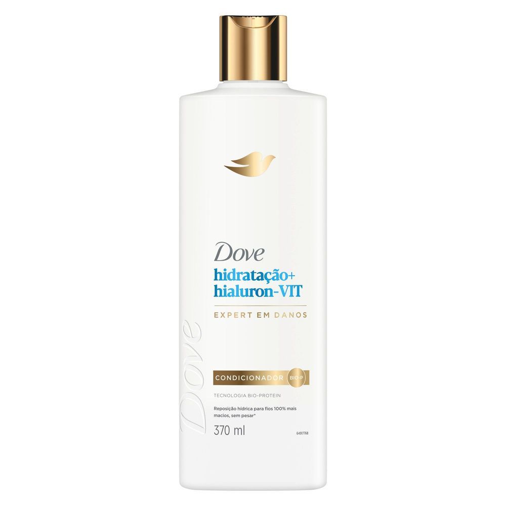 Condicionador Dove Hidratação e Hialuron Vit Expert em Danos 370ml