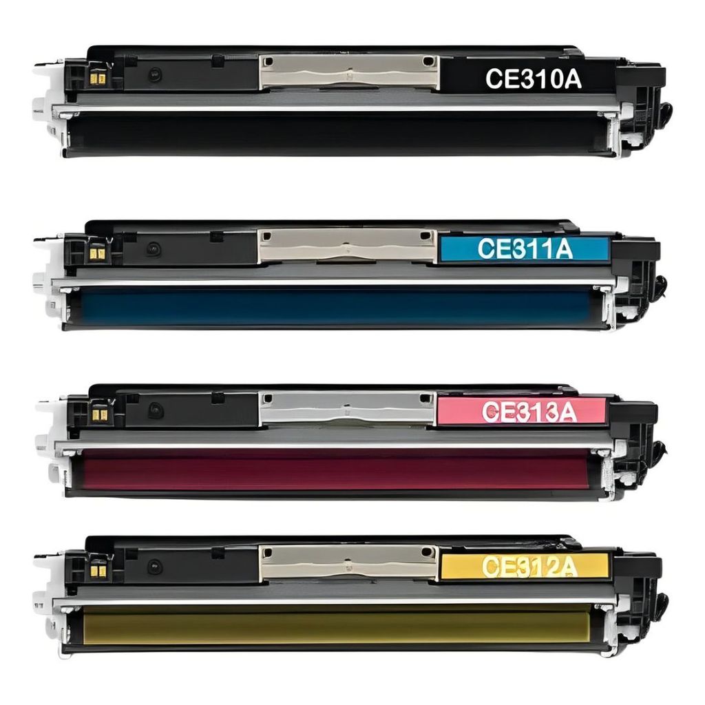 Kit 4x Toner Compativel Hp Cp1025 M175a M176n 310a Premium em Oferta na Shopee
