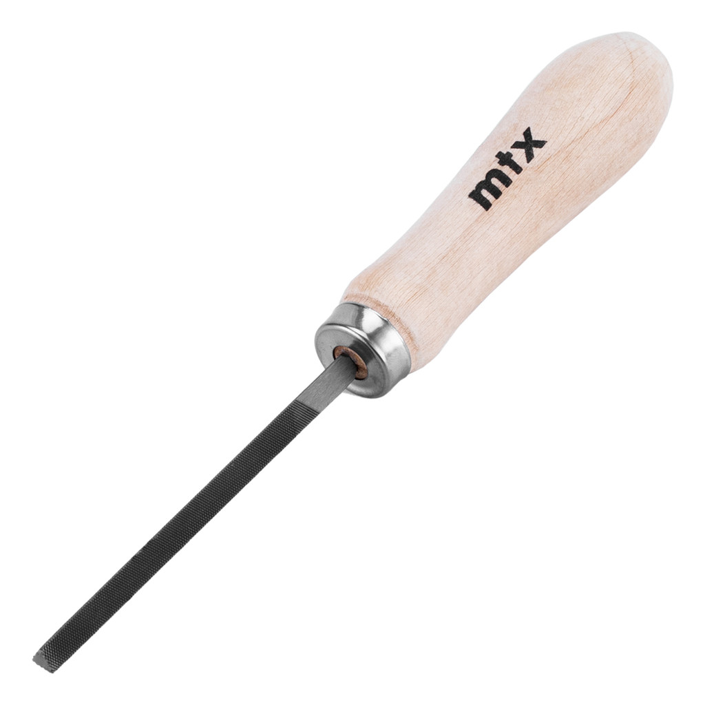 LIMA TRIANGULAR MURCA, 4POL., CABO DE MADEIRA, 100MM, 1PC // MTX em Oferta na Shopee