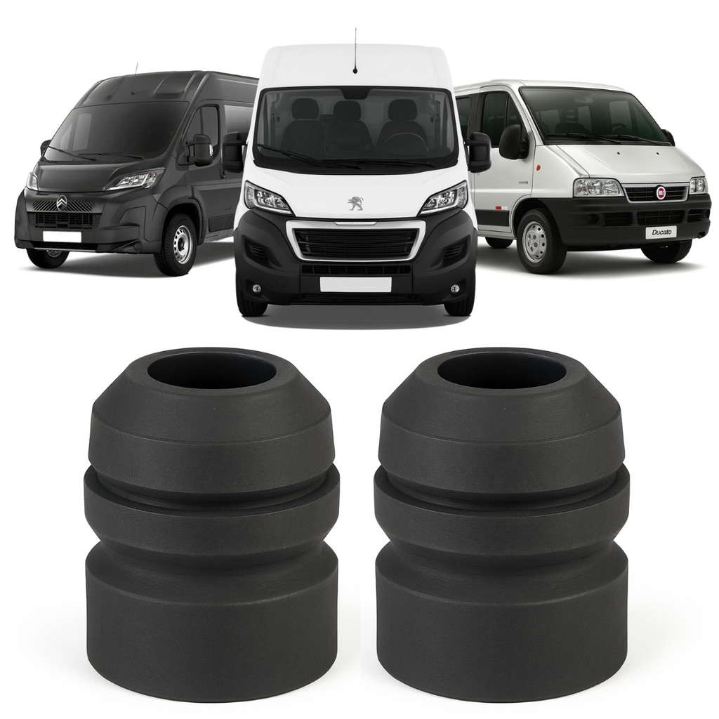 Par Batente Borracha Suspensão Dianteira Ducato Jumper Boxer