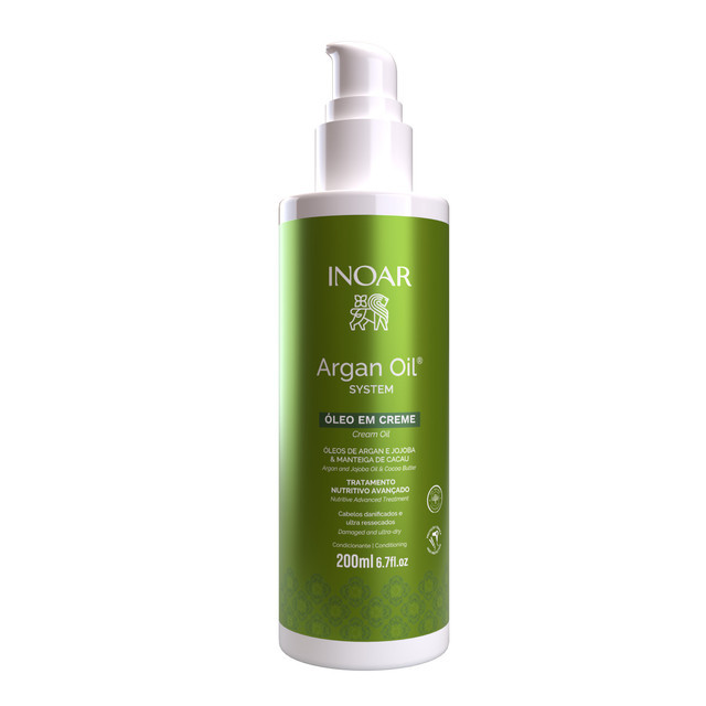 Inoar Argan Oil System Óleo em Creme 200ml