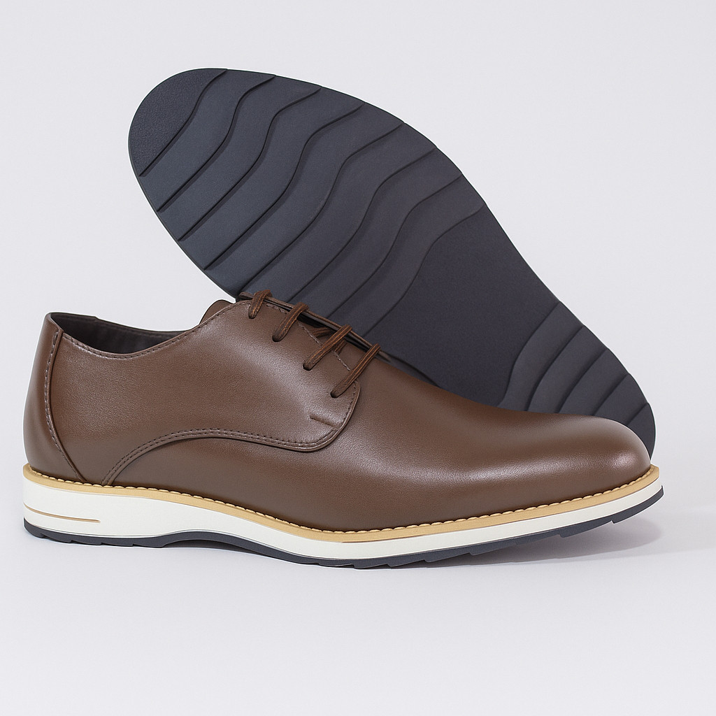 Sapatenis Sapato Oxford Masculino Social Derby Confortável Leve Estilo Moderno