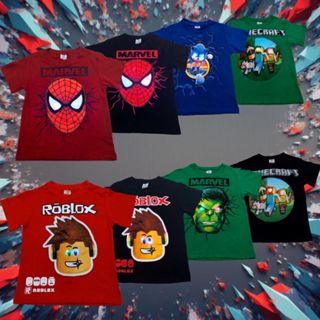 camiseta led infantil blusa personagens menino pisca-pisca em Oferta na Shopee