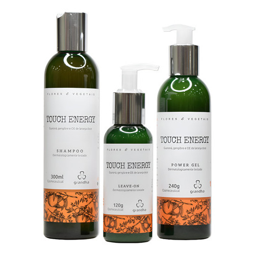 Grandha Kit Touch Energy Shampoo Condicionador E Leave-on
