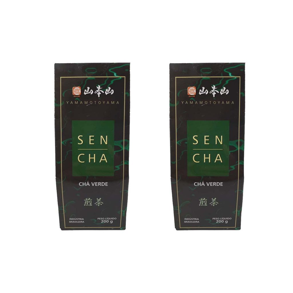 Chá Verde Sencha Yamamotoyama 200g Kit 2 Unidades