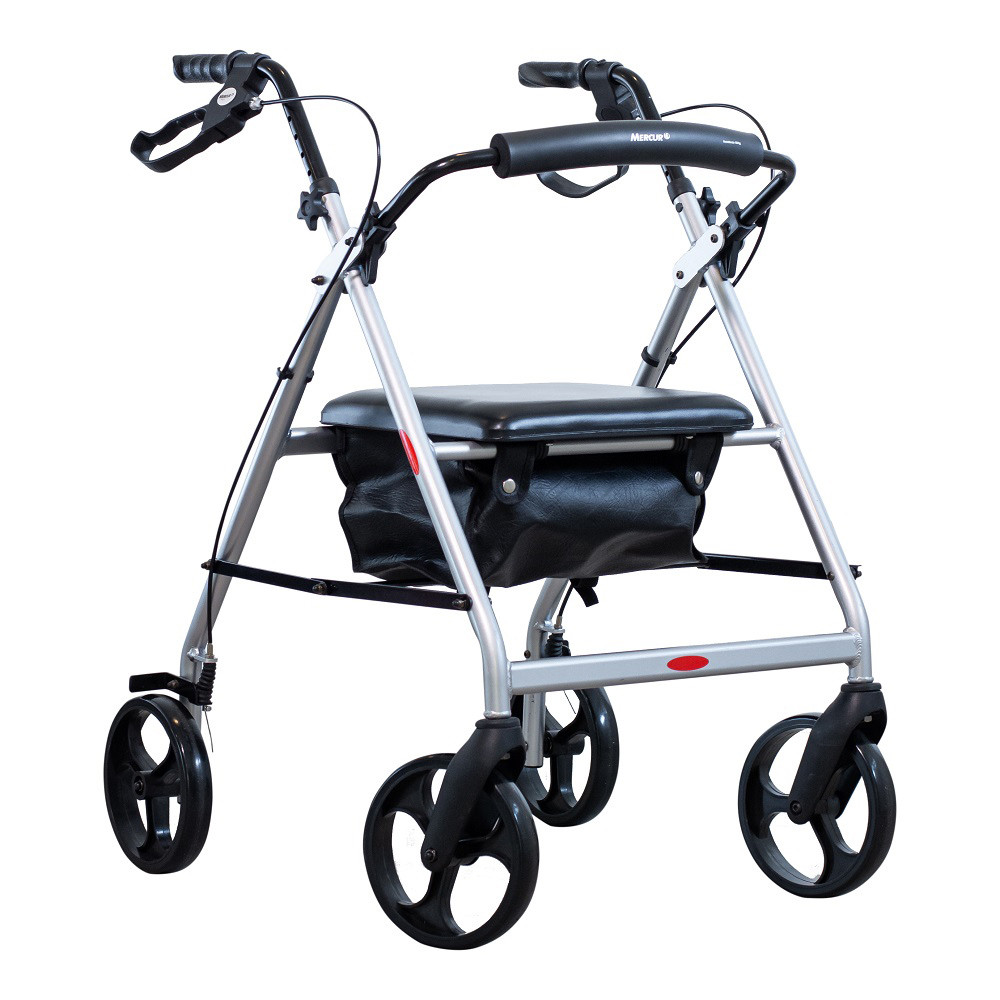 Andador com 4 Rodas, Assento e Cesta