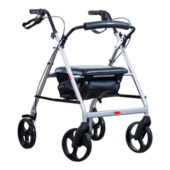 Andador com 4 Rodas, Assento e Cesta