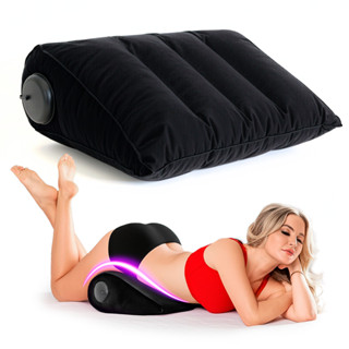 Almofada Inflável Triangular Cunha com bomba acoplada Travesseiro Posições Suporte Elevação Casais Pernas em Oferta na Shopee