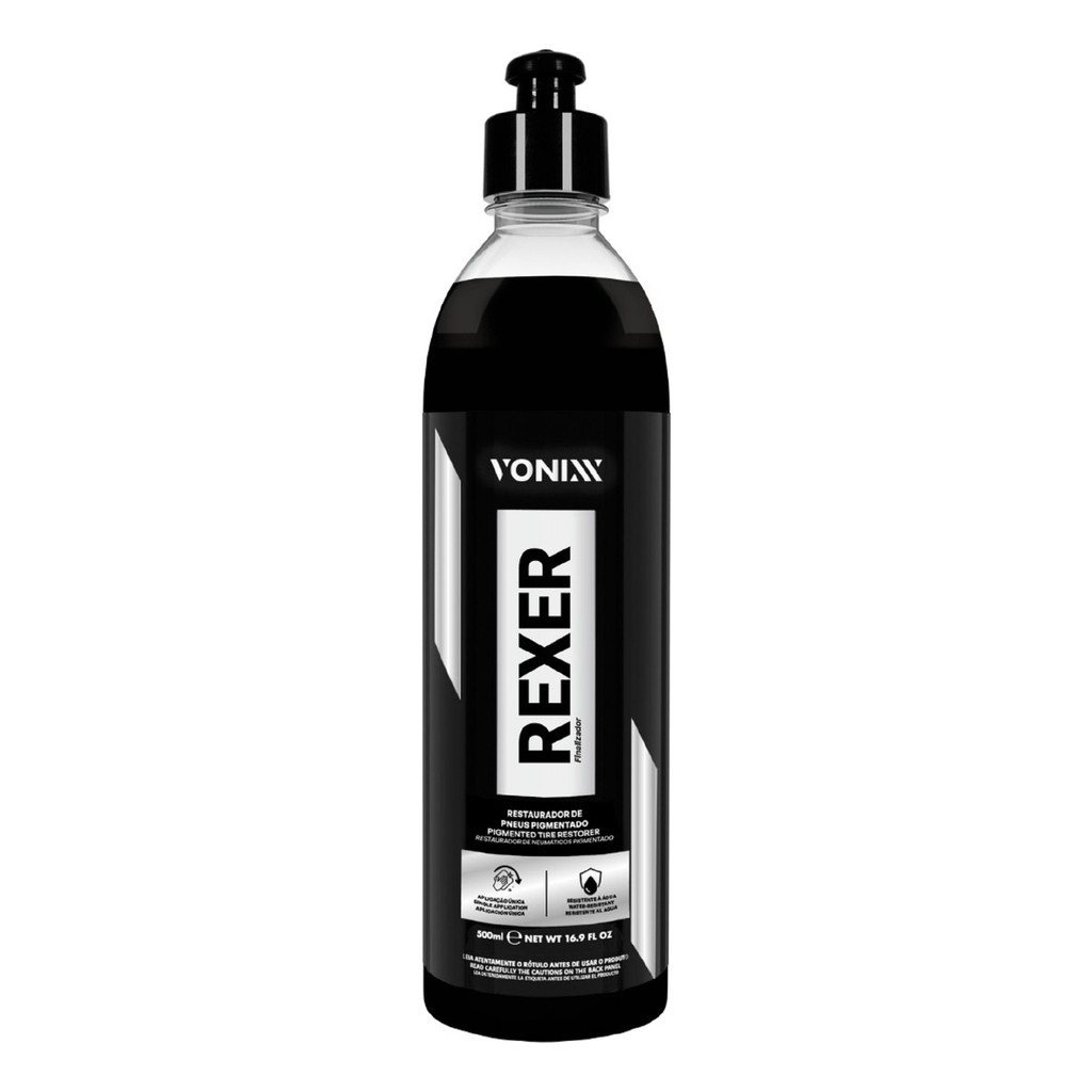 Rexer Vonixx 500ml Pneu Pretinho Restaurador Brilho Preto em Oferta na Shopee
