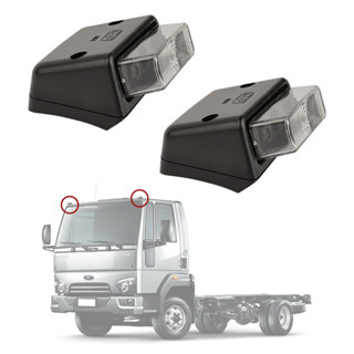Par Lanterna Vigia Teto Com Sem Led Sol Caminhão Vw Compatível Teto Alto Ford Cargo em Oferta na Shopee