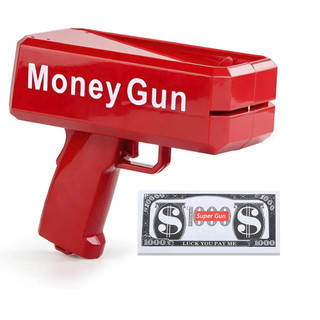 Lança Notas Dinheiro Lançador Money Gun Brinquedo xFesta Evento Comemoraçao 15 Anos Casamento Balada Confraternizaçao