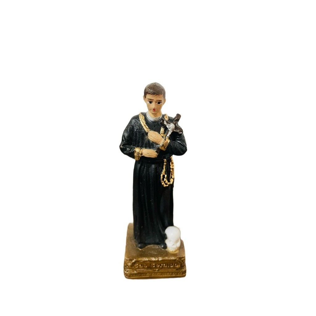 IMAGEM DE SÃO GERALDO MINI DE RESINA 9CM
