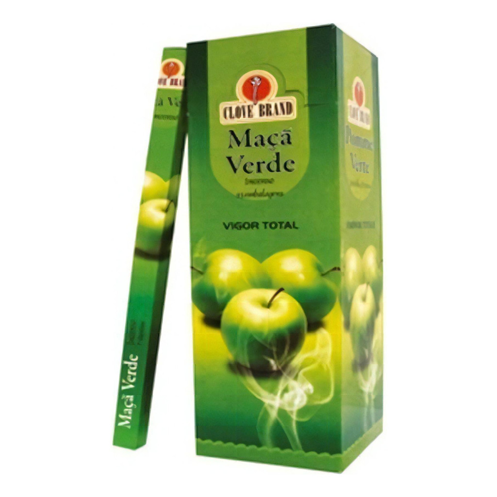 Incenso Maça Verde Clove Brand Cx Com 175 Varetas