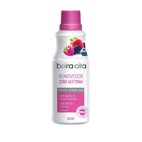 Removedor Esmalte Beira Alta Frutas Vermelhas 90ml