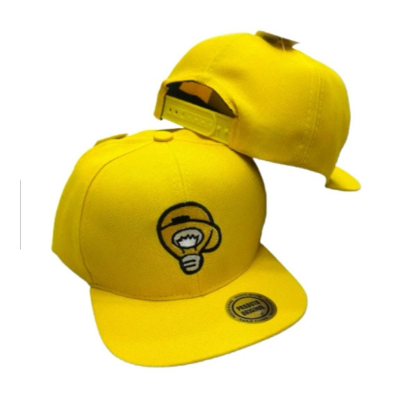 Ess - Boné Leozin Leozinho Lâmpada Amarelo Emilly Vick Dos Rosa Ajustável 60 .