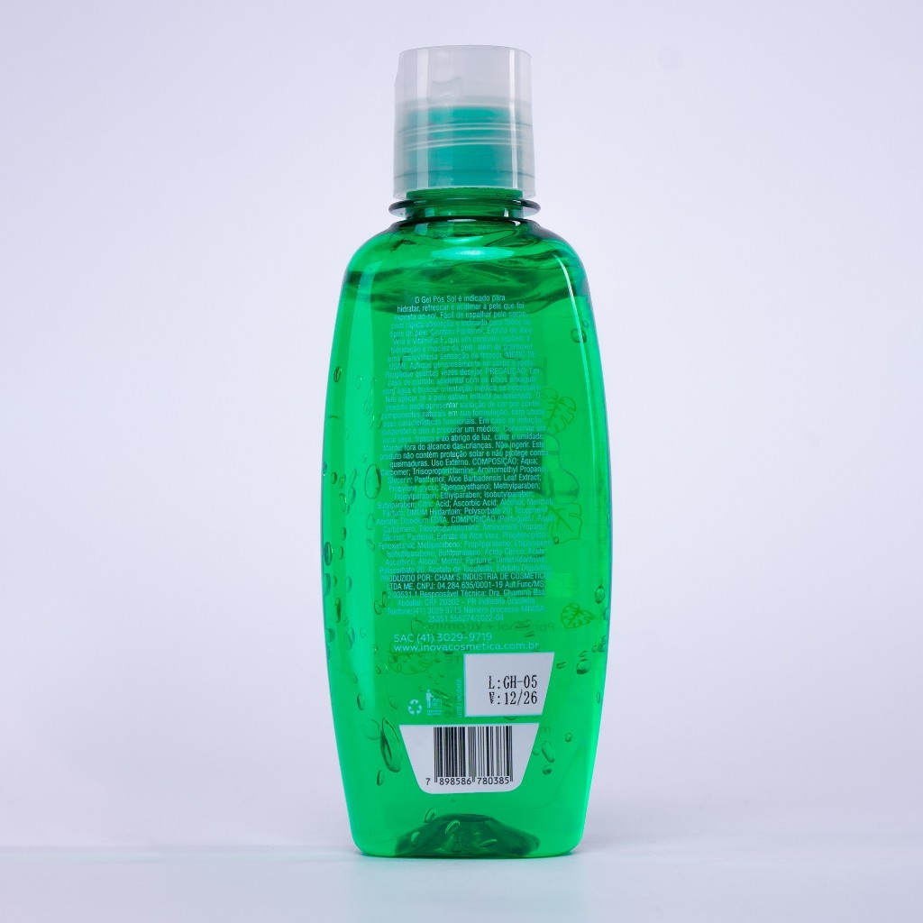 Gel Pós Sol Higie+ com Extrato de Aloe Vera 200g - Acalma a Pele - Vitamina E + Pantenol