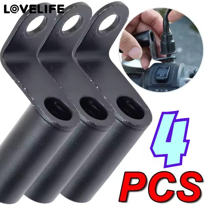 Suporte Universal De Extensão Para Espelho Retrovisor De Bicicleta De Motocicleta , Liga De Alumínio , Adaptador De Mont