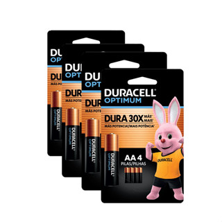 Kit Duracell Optimum Leve 4 pague 3 Com 16 Pilhas AA Pequena em Oferta na Shopee