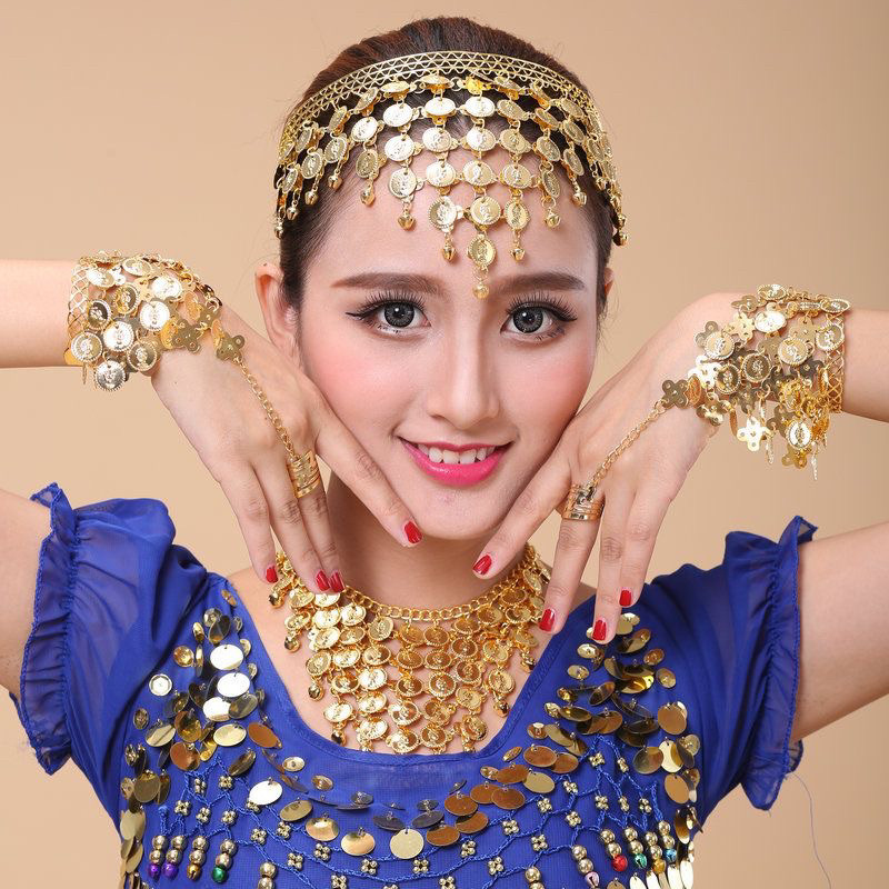 Kit Moedas Cigana Dança Do Ventre Indiana