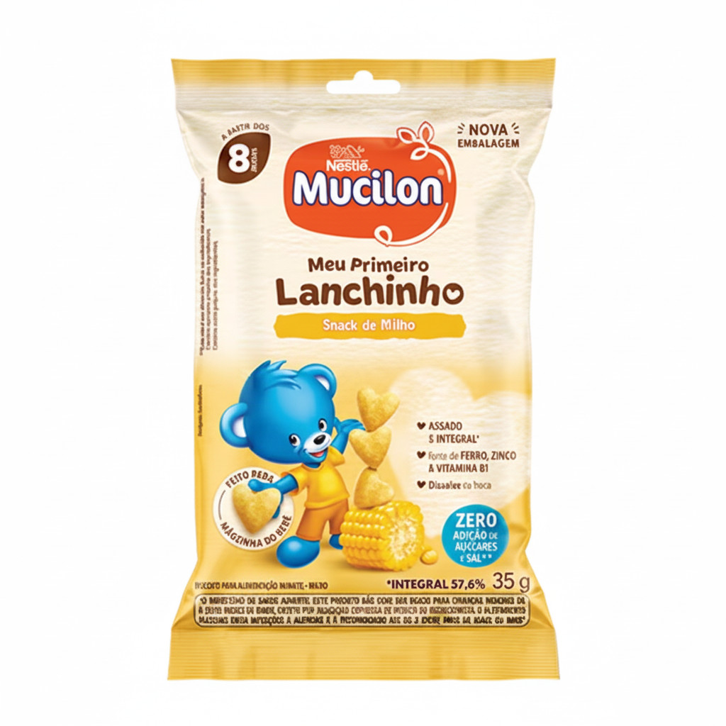 Snack Meu Primeiro Lanchinho Mucilon Milho 35g