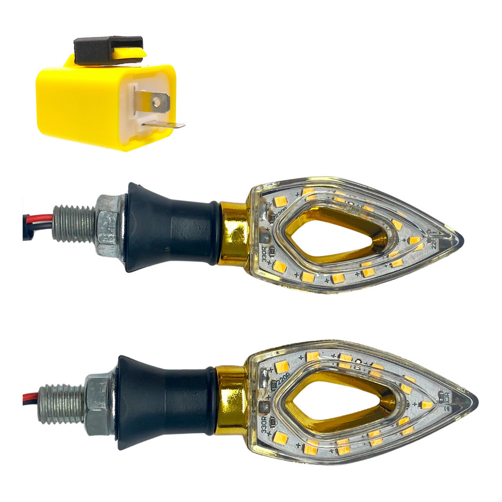 Pisca Seta Led Vazado Ninja 250r Ninja 300r Z300 Z750 Z800