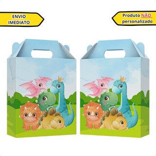 Lembrancinha Dinossauro Baby  Maletinha  Aniversario Festa infantil Dino PEGUE E MONTE em Oferta na Shopee