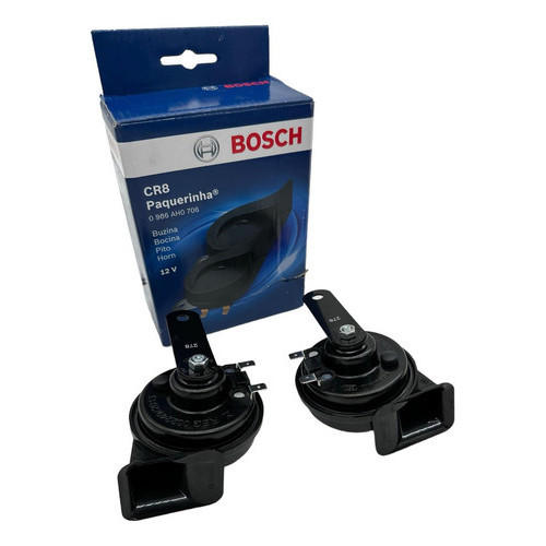 Par Buzina Paquerinha Bosch Cr8 Carro Moto Suv Sw4 Pick Up