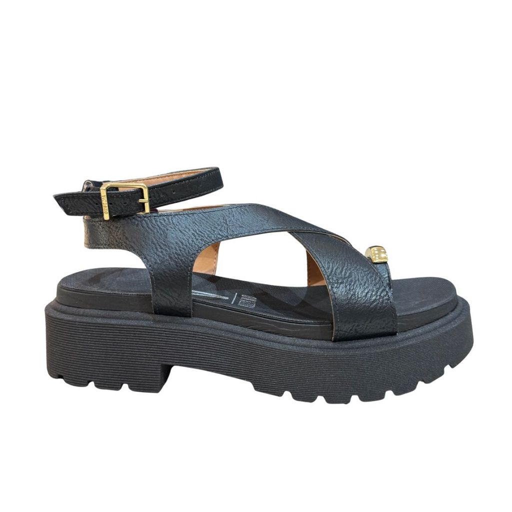 Sandália Vizzano 6499.122 Feminina Plataforma Preto