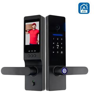 Fechadura Aitek Alpha-203 5 Formas De Acesso Câmera 150° Cor Preto em Oferta na Shopee