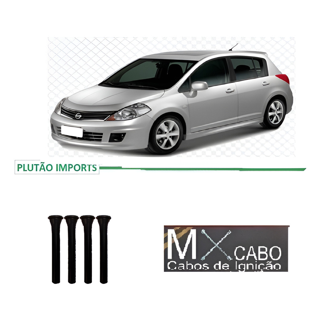 Kit Supressor Bobina Ignição Nissan Tiida 1.8 2011 10 3 Pino