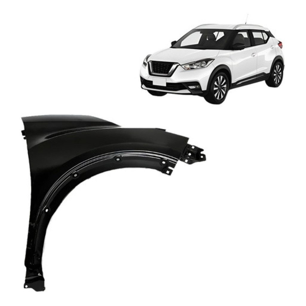 Paralama Nissan Kicks 2017 2018 2019 Novo