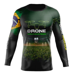 Camisa agro com Proteção UV - Modelo AGRO71 Drone agricultura de precisão