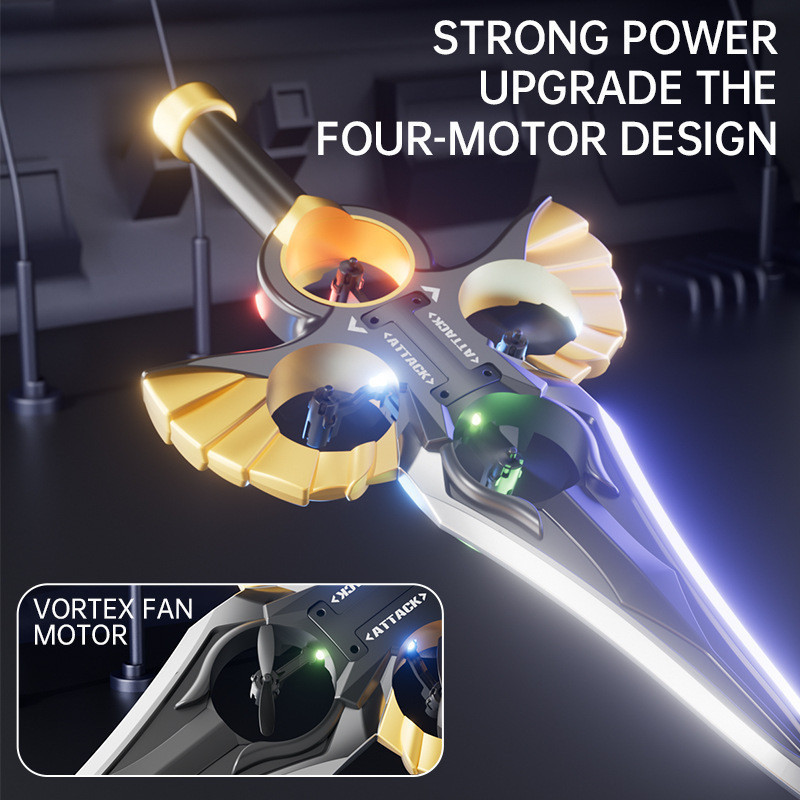 Nova Chegada De Controle Remoto Espada Voadora Brinquedo Drone Chalé da Stella