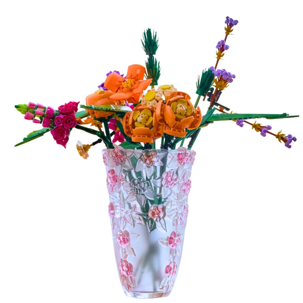 Blocos de Montar Enfeite Buquê de Flores Kidults - Castela em Oferta na Shopee
