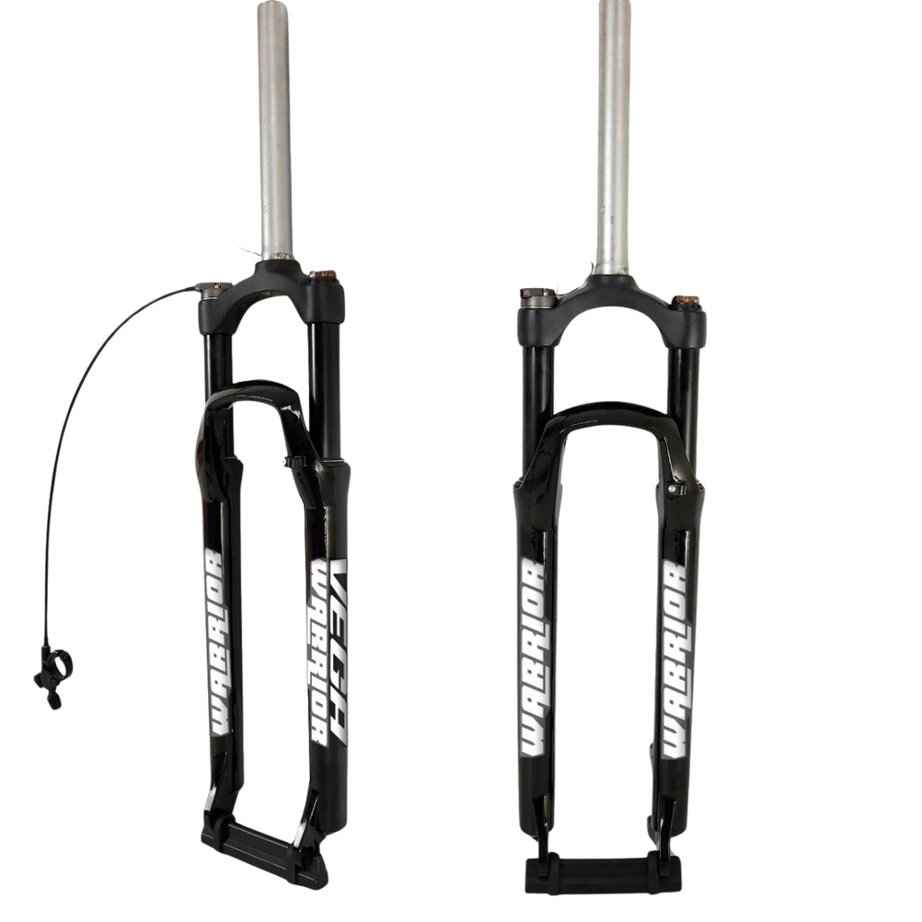 Garfo Suspensão Aro 29 Vega Warrior Alumínio com Suspensão e Trava Remota no Guidão em Oferta na Shopee