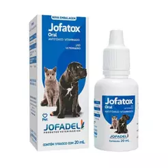 Jofatox Oral Antitóxico Cães e Gatos - 20 Ml