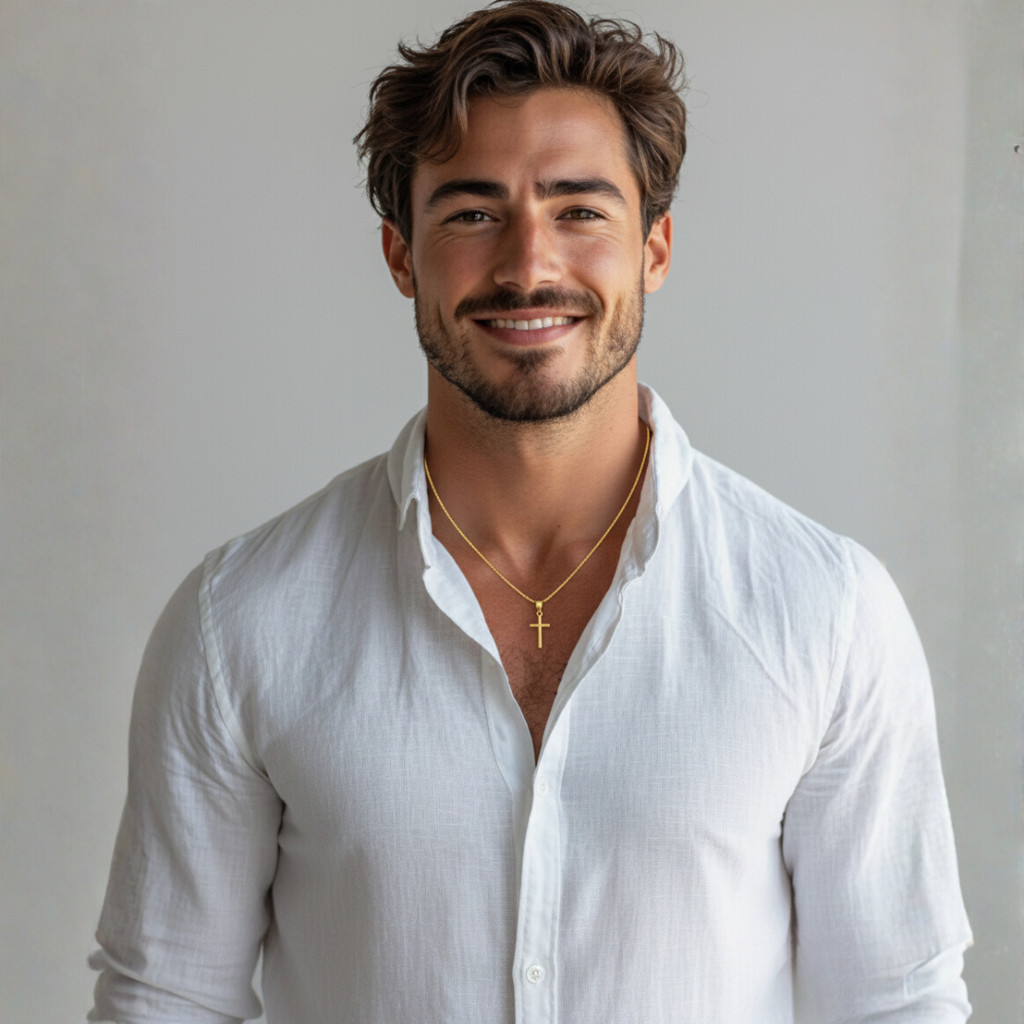 Crucifixo em Ouro Masculino: Onde Comprar | BuscaProdutos