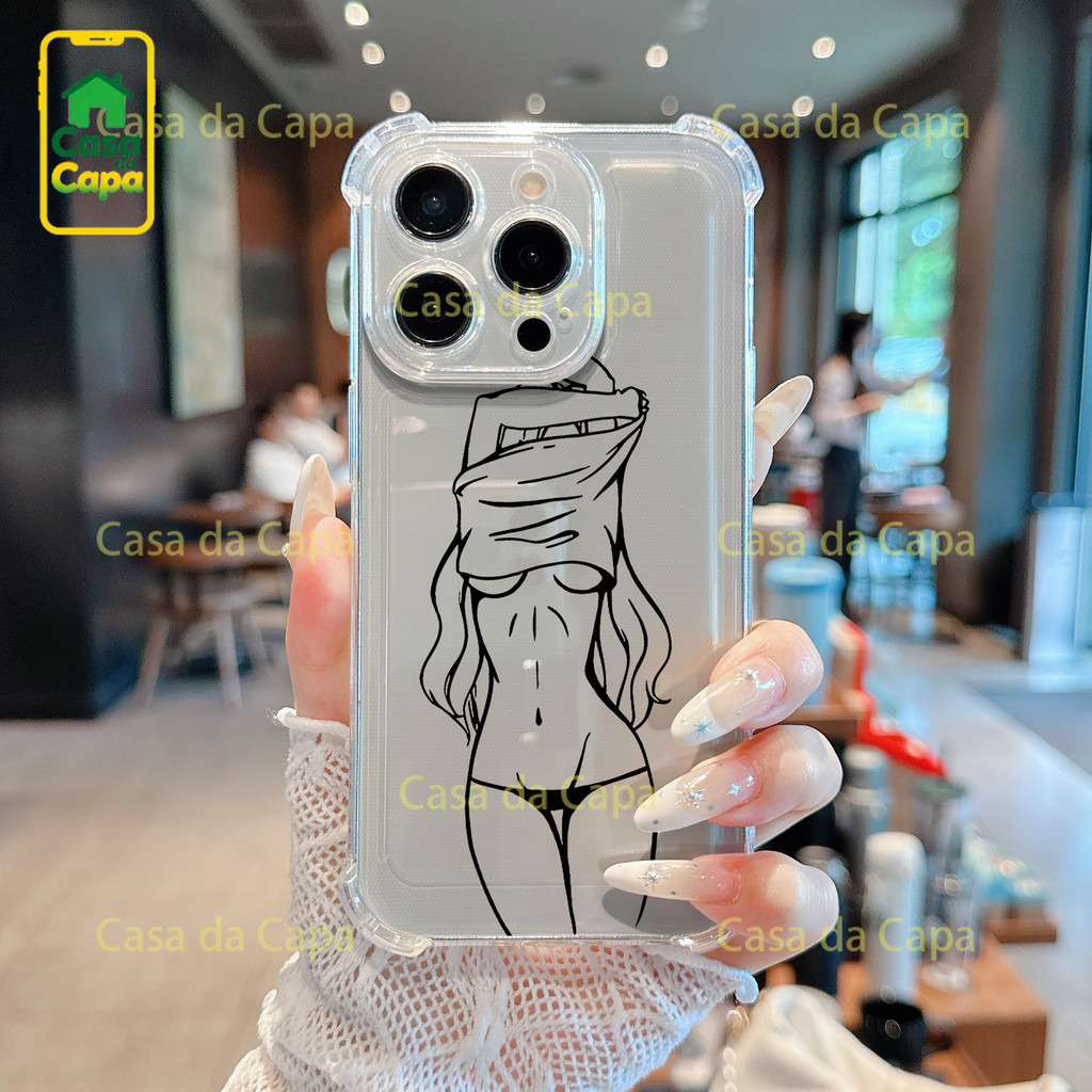 Capinha iPhone 17 16 15 14 13 12 11 Capinha Redmi 14 13C 12 A5 NOTE13 Capinha MOTO EDGE60 G54 G52 G85 G86 DLTMFS004