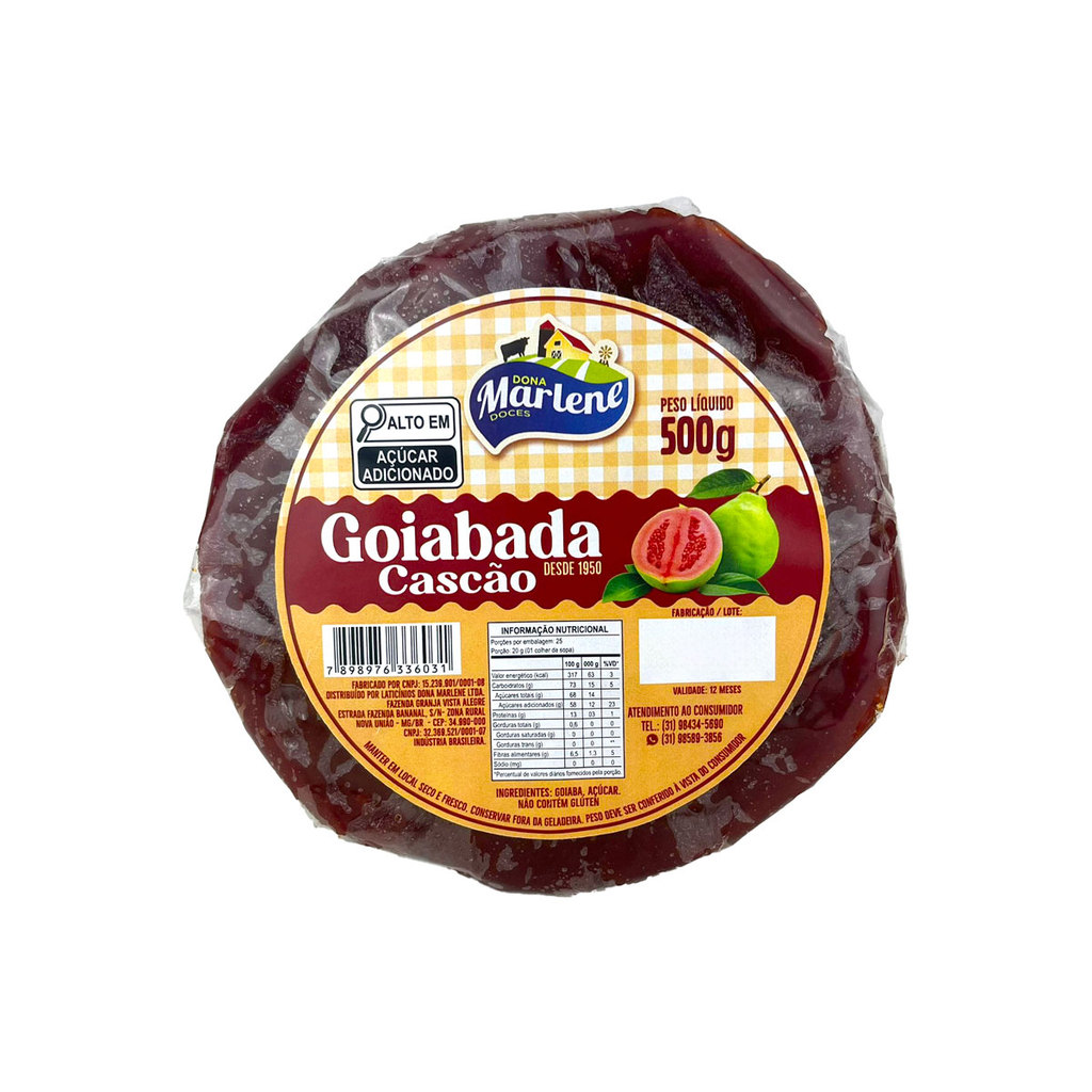 Goiabada Casção 500g - Dona Marlene