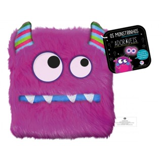 Livro Os monstrinhos adoráveis - Livro de pelúcia em Oferta na Shopee