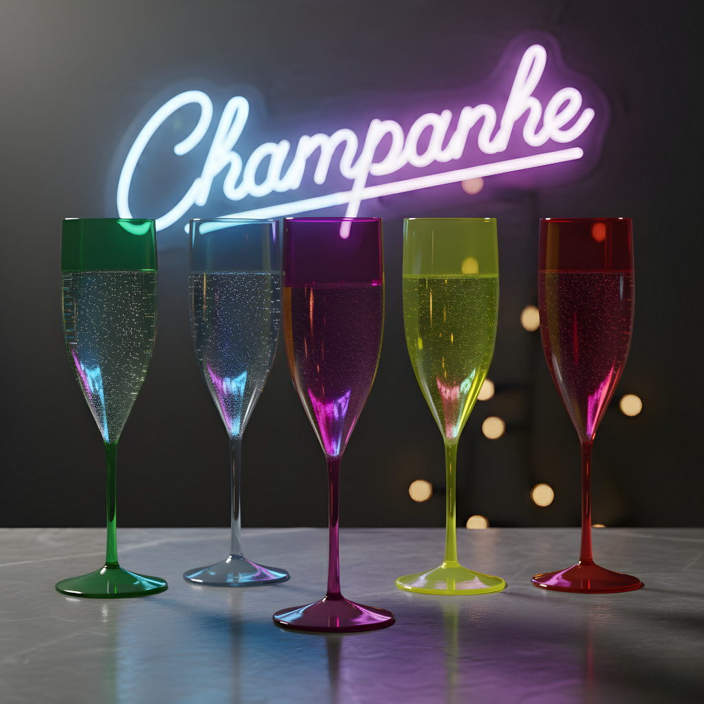 Kit 30 Taças Champanhe PS Acrílico Para Festa Aniversário Casamento Durável Lavável em Oferta na Shopee