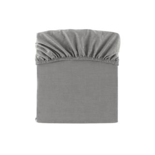 Lençol de Elástico Malha 100% Algodão Sofee Kacyumara Cinza Bobi em Oferta na Shopee