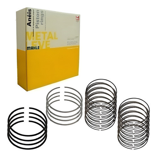 Anel Segmento Fiat Palio Siena Fire 1.0 16v Metal Leve 040mm em Oferta na Shopee